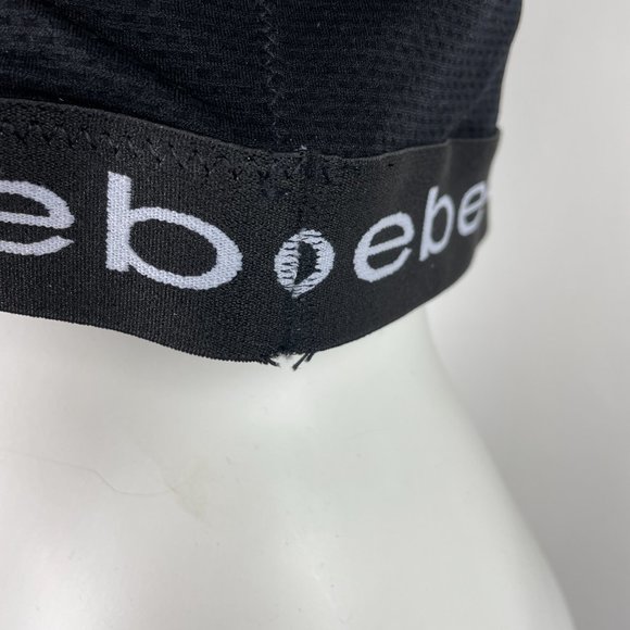 BEBE 3X PLUS SIZED Black logo sports BRA - Picture 3 of 5